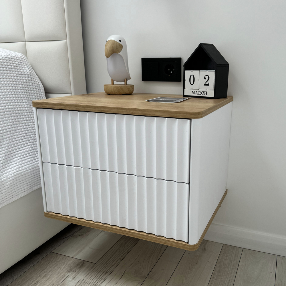 Тумба прикроватная подвесная ROYAL 5002 эко (Дуб Кантри)