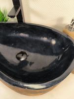 Раковина из речного камня RS-65627 61*35*15 0857