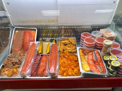 На ярмарке в «Романовском Парке» представлены морепродукты с Дальнего Востока