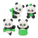 Ластик Qihao, фигурный, разборный, серия "Панда", цветной корпус, в пластиковой упаковке