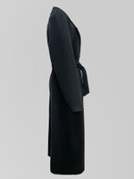 Пальто Podium 2023 на запах с поясом и косыми карманами