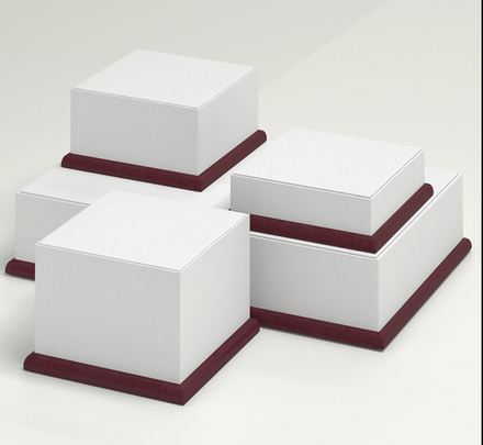 Набор из 4-х подиумов с основаниями