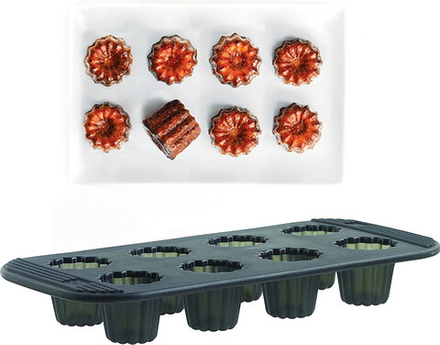 Форма для запекания Mastrad Cannele, овальная, силикон, 35,5 17,6 см