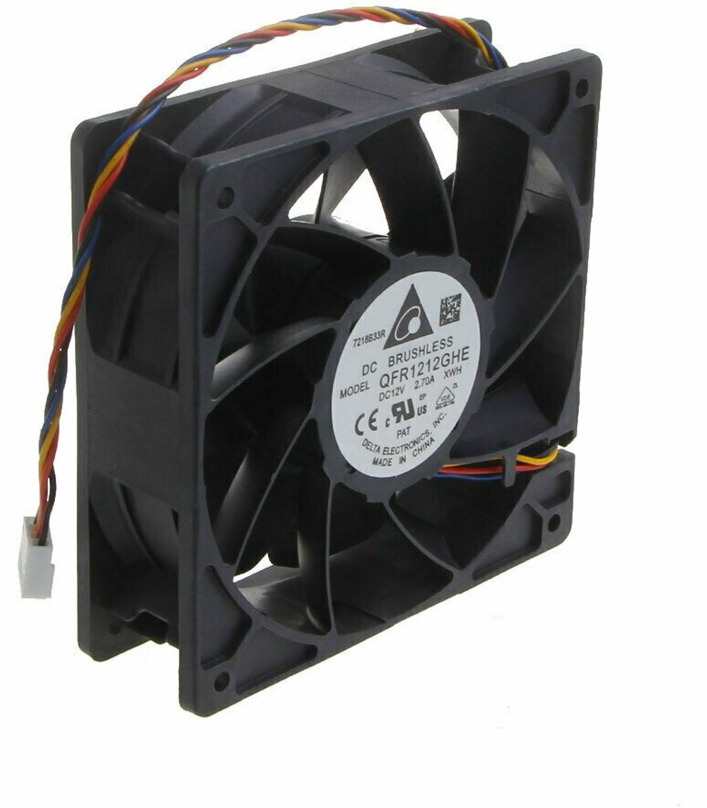Вентилятор для корпуса DELTA QFR1212GHE 4-pin PWM 6000 об/мин 120x120x38mm