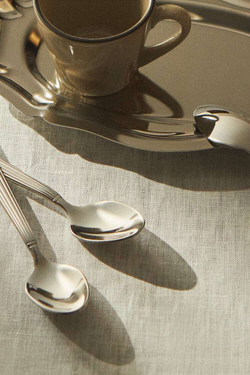 ZARA HOME НАБОР ЧАЙНЫХ ЛОЖЕК, СТАЛЬНОЙ