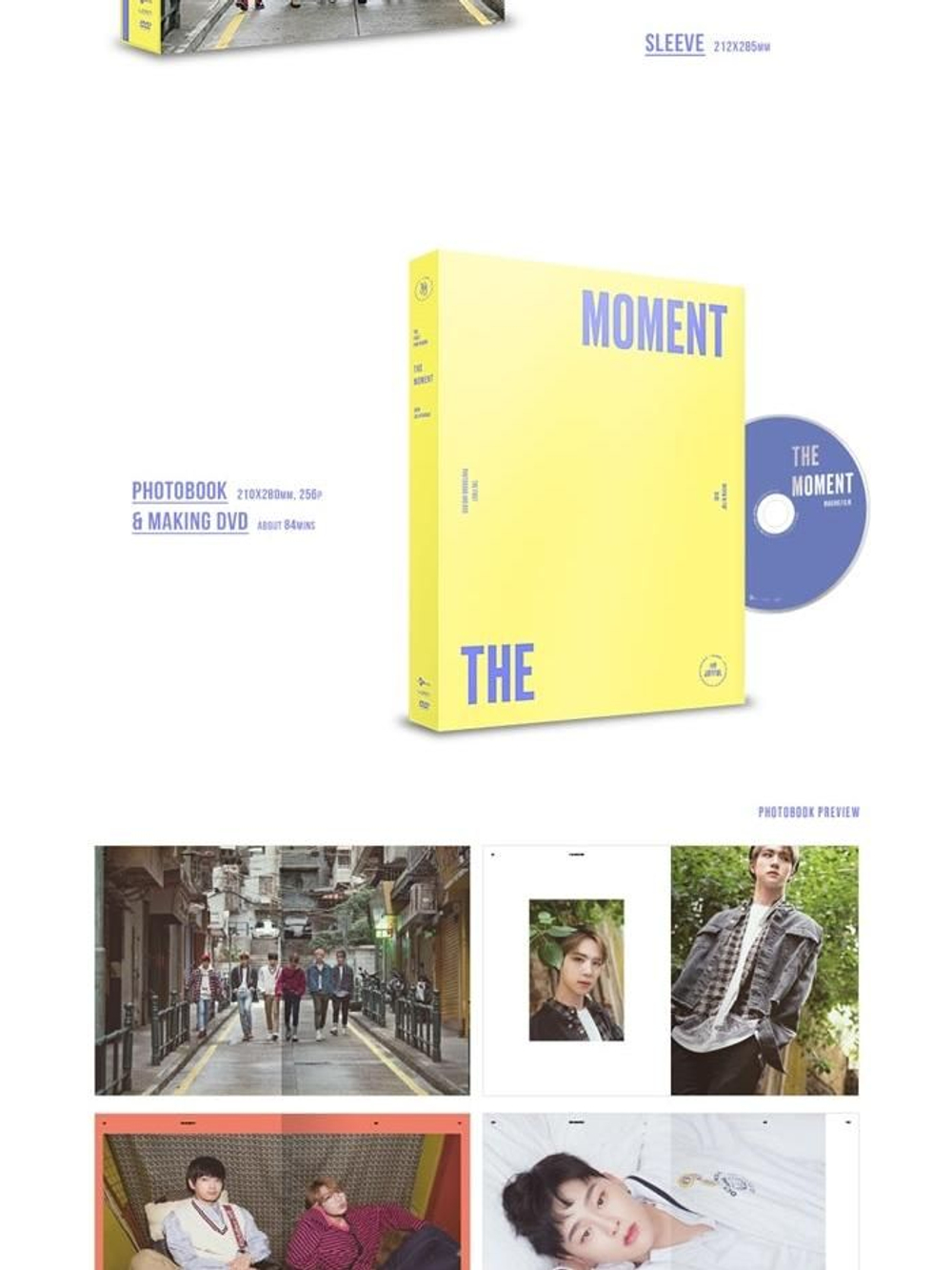 публикация JBJ - The Moment 1st Photo Book LIMITED Edition