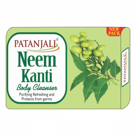 PATANJALI Neem Kanti Body Cleanser  Мыло травяное натуральное Ним 150г