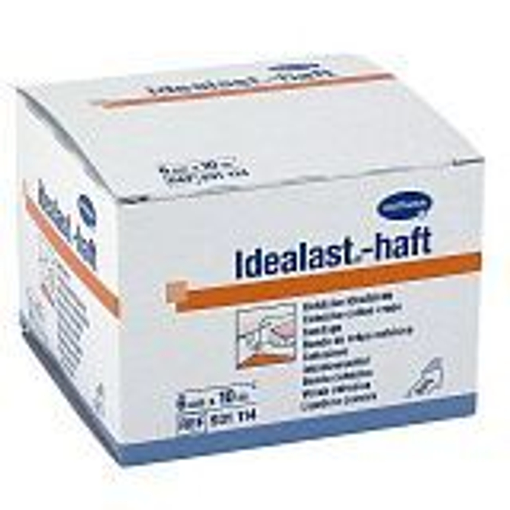 IDEALAST-HAFT: 93% хлопок, 5% полиамид, 2% эластан;  10 м х 6 см; без латекса