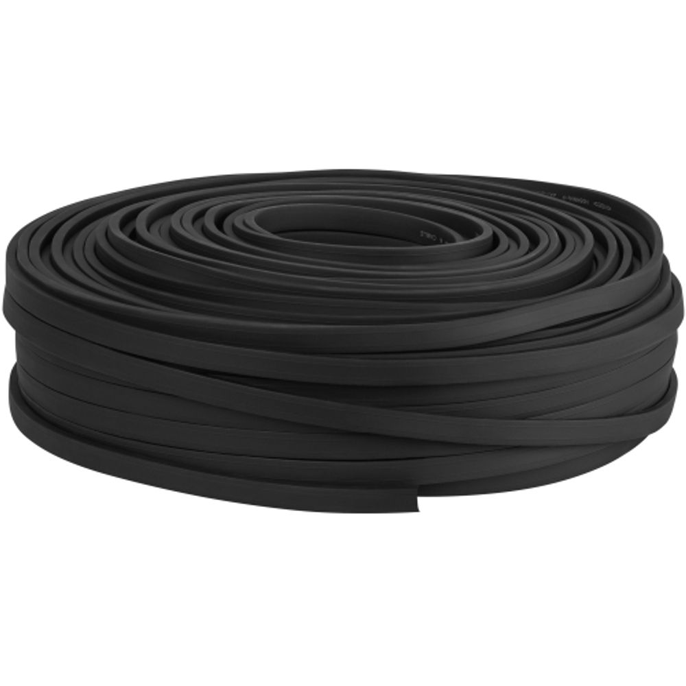 ERABL-K100 ЭРА Кабель Белт-лайт, IP65, 2 жил., 2х1,5мм2, каучук, медь, бухта 100 м, черный, 220В | Профессиональное праздничное и новогоднее освещение