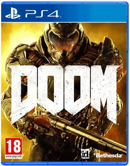 PS4 Doom Б/У CUSA-02092 (Полностью на русском языке)