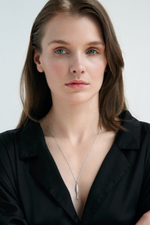 подвеска на цепи переславская ряпушка с фактурой малая