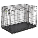 Клетка MidWest iCrate для собак 91х58х64h см 2 двери черная