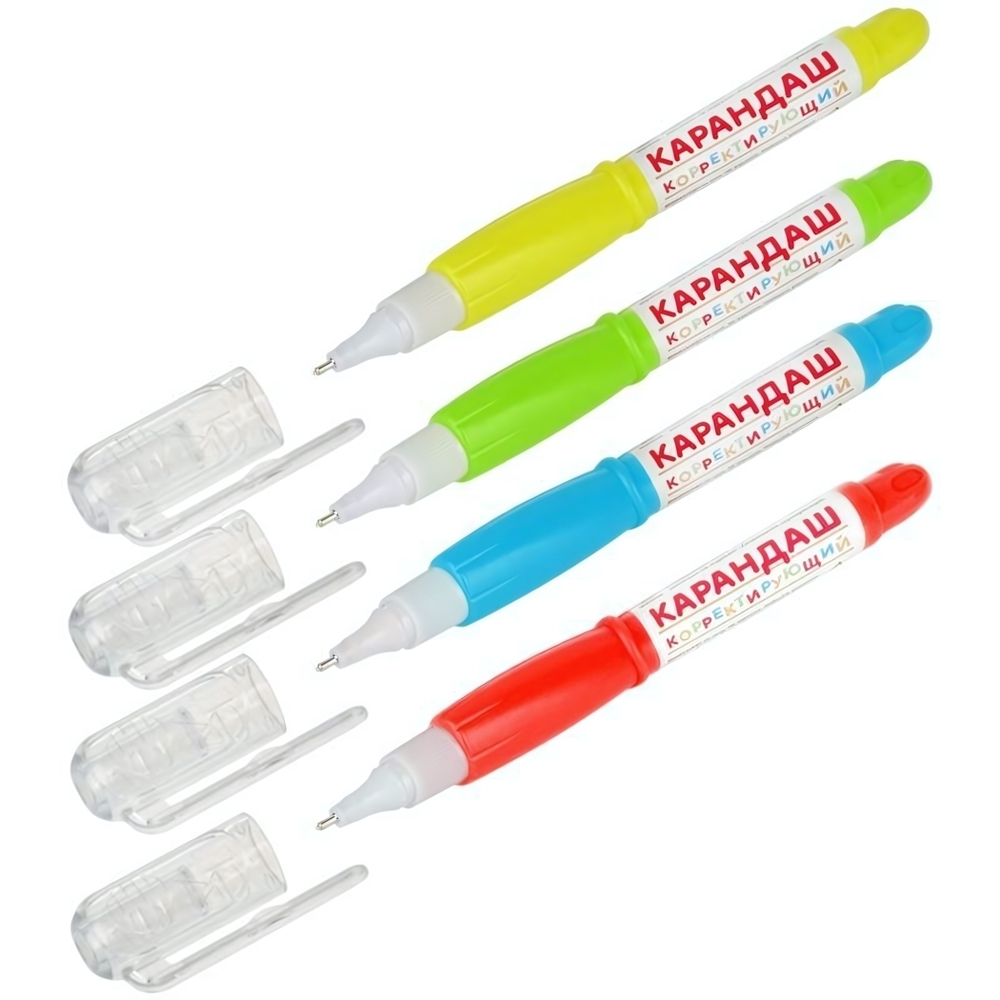 Корректирующий карандаш 4мл с металл.наконечником(Спейс)