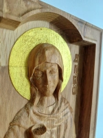 Освященная Икона Иоанны Мироносицы 18.5х14 см из дуба