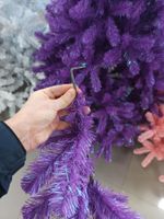 Искусственная фиолетовая елка «Искристая фиолетовая» (пвх) 120 см / 1.2 м