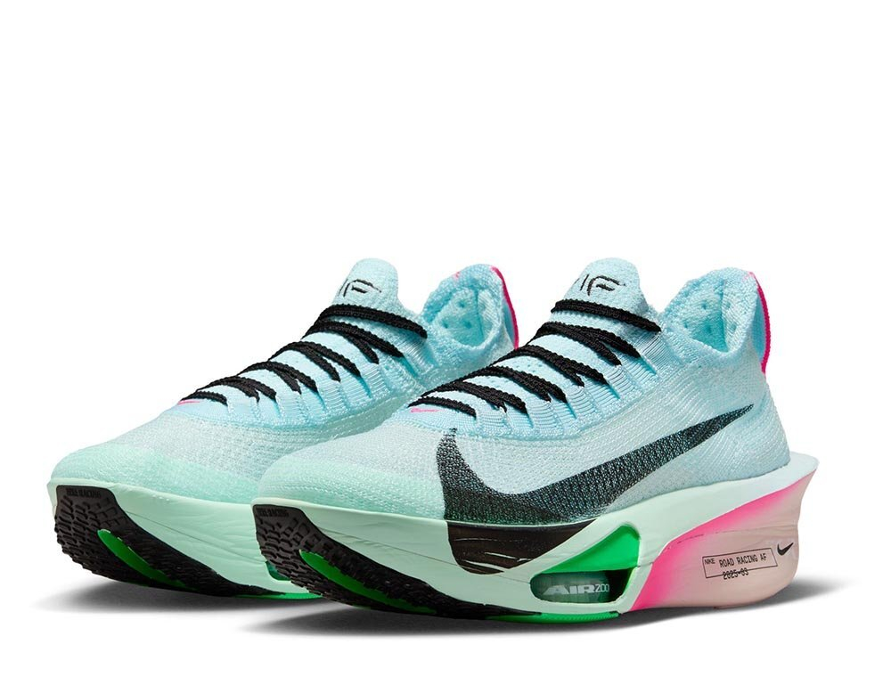 Кроссовки для бега женские Nike Air Zoom Alphafly 3 W Голубо-Розовые