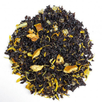 Черный чай BERRY-TEA  "Абрикосовый десерт"  | 18гр под стакан | Эконом