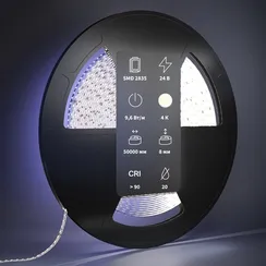 Светодиодная лента Ультра 24В 2835 9,6Вт/м 4000К 50м IP 20 201048 Led Strip 201048