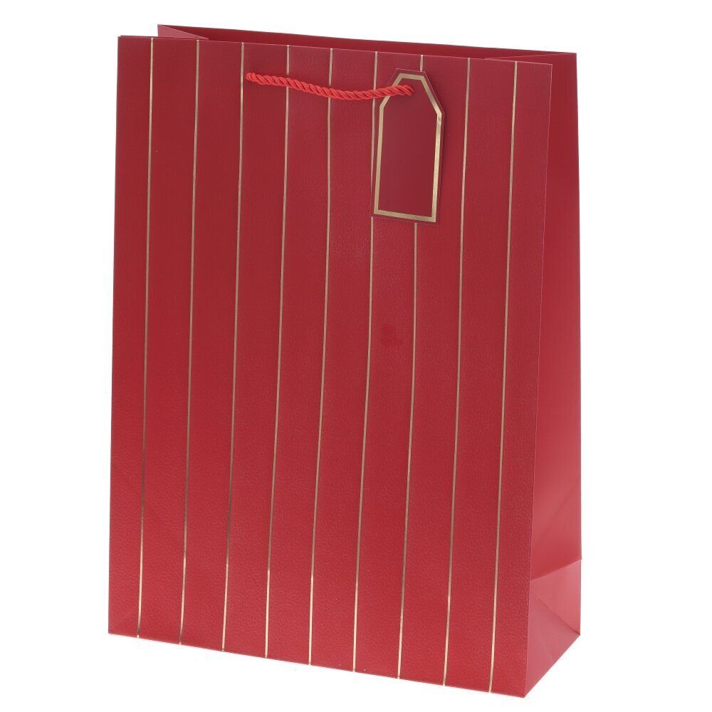 GAEM Пакет подарочный L (бумага 210г/м2, блок 12шт), L31 W12 H42 см, 9в.