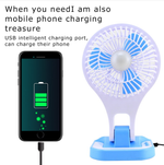 Вентилятор аккумулят. + светильник NGY HYF-AF001