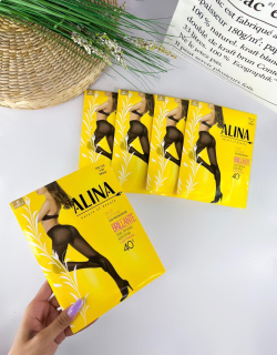 Эластичные колготки с шортиками ALINA 40 дэн 60 шт.