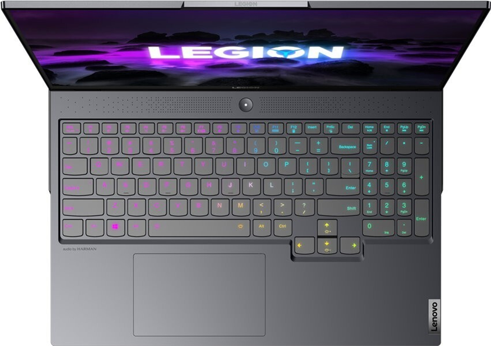 Ноутбук Lenovo Legion 7 16ACHg6 (82N6001LRK) Grey Ryzen 9-5900HX/32G/1Tb SSD/16"; WQXGA IPS (2560x1600)/NV RTX3080 16Gb/WiFi/BT/NoOS