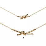 Подвеска из жёлтого золота, Tiffany 💠Knot. В наличии