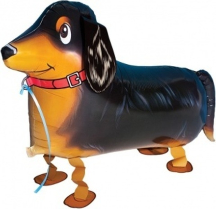 Шар (24""/61 см) Ходячая Фигура, Такса,собака 1 шт. А91