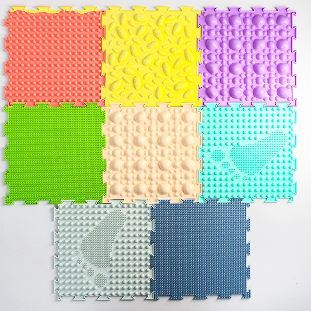 ОРТО-набор-2 Модульный коврик.Малыш(Трава-2, Шипы-2, Камешки-2, Шишки-2)/82