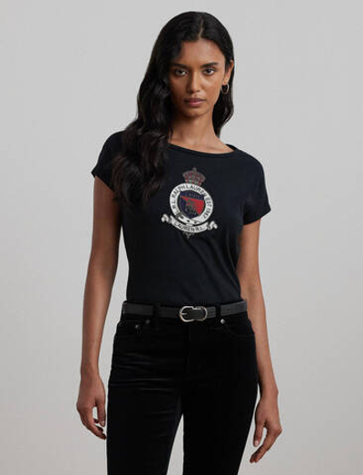 Футболка GRIETA LAUREN RALPH LAUREN - черный(200955438)