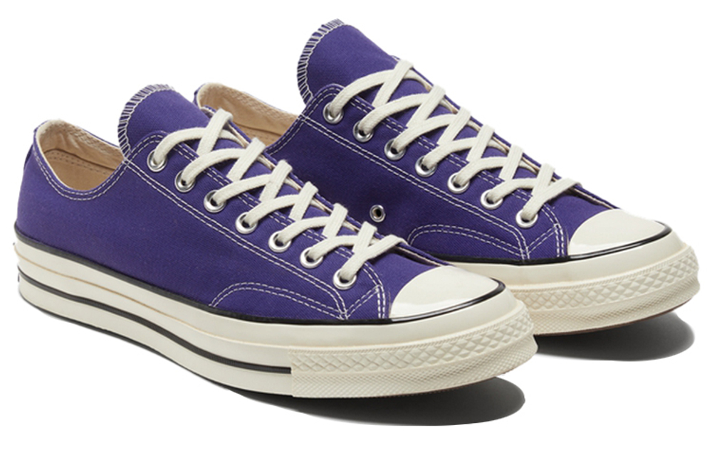 Converse 1970s wear-resistant wrapping low-top canvas shoes for men and women with the same purple