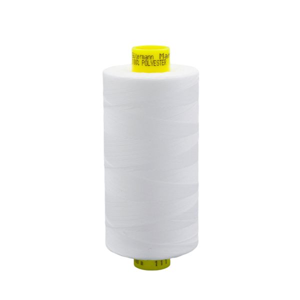 Нитка Gutermann Mara 150 (1000 метров), 1 кат., особо тонкая | _111 айвори