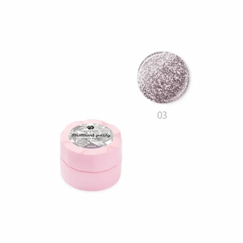 Жидкая фольга ADRICOCO Brilliant party №03, 6мл