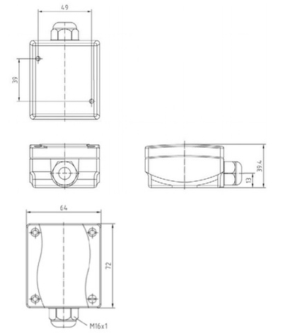 Датчик температуры уличный ATF1-PT1000