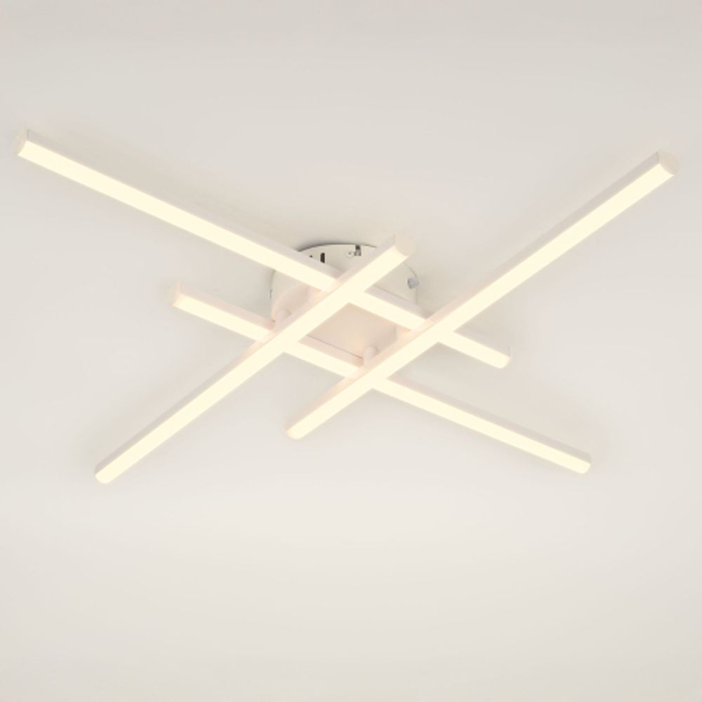 Светильник потолочный светодиодный ЭРА Модерн Nora CLL-1-62W 3К-6,5К RC WH с ДУ белый