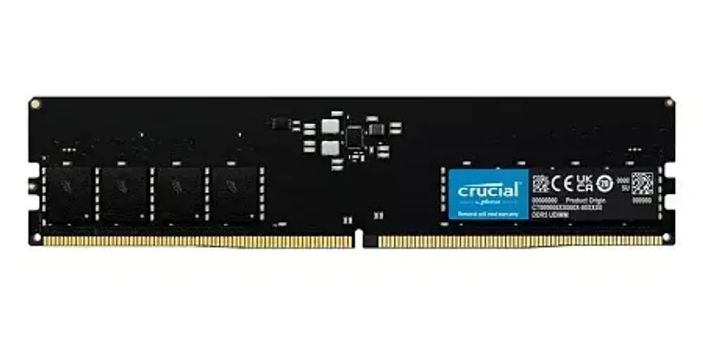 Оперативная память 32GB DDR5 4800 MHz Crucial PC5-38400 Unbuffered NON-ECC 1.1V CT32G48C40U5