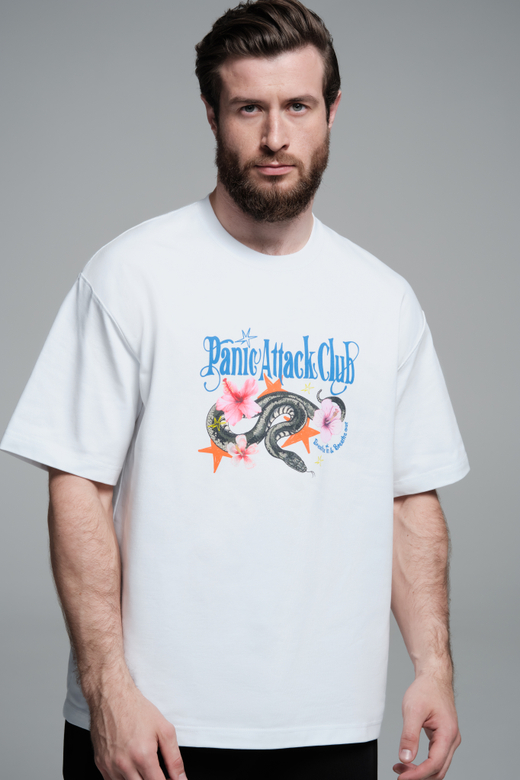 Футболка с принтом | panic attack club
