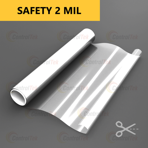 Пленка защитная бронировочная SAFETY 2 MIL ControlTek, на отрез