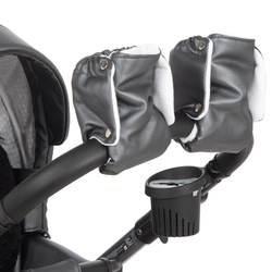 Детская коляска Adamex Chantal Star Collection 2 в 1 STAR103 (Т.СЕР.ПЕРЛ.КОЖА+ХРОМ РАМА)