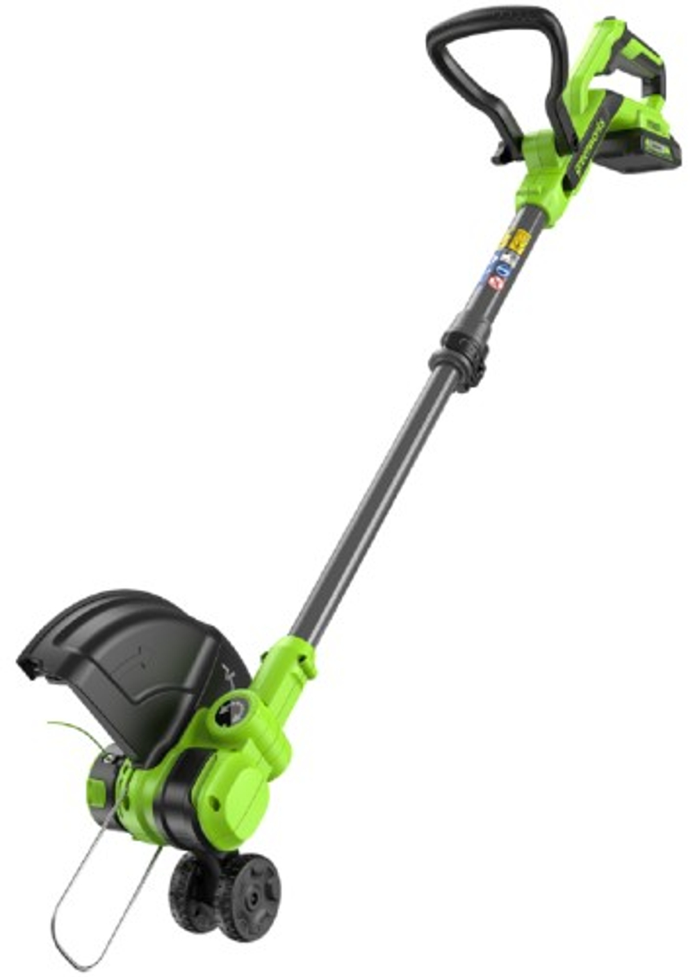 Триммер аккумуляторный GREENWORKS 2113207UB 24V, 30 см, с 1хАКБ 4 Ач и ЗУ