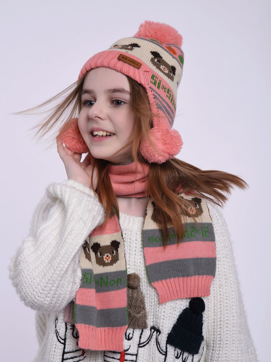 Комплект детский (Шапка+Шарф)
