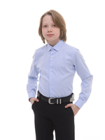 Сорочка подростковая VESTER длинный рукав, цвет голубой 68315 07
