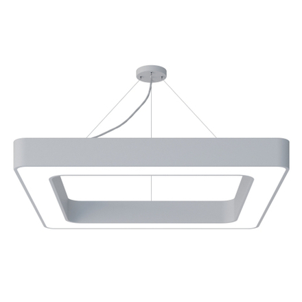 Светильник LED ЭРА Geometria SPO-162-W-40K-070 Quadro 70Вт 4000К 4200Лм IP40 800*800*80 белый подвесной