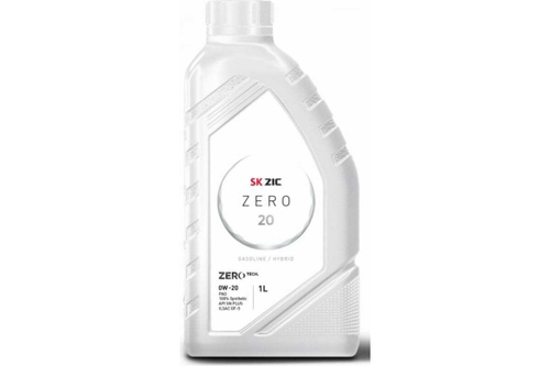 Масло ZIC ZERO 0w20 SP (1л) ПАО-синтетика