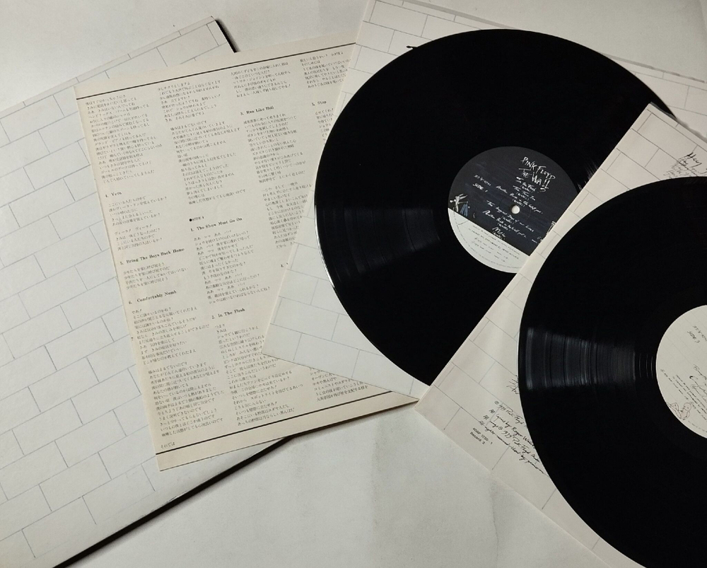 Винтажная виниловая пластинка LP Pink Floyd The Wall (Japan 1979) (No Obi) Goodbye Blue Sky