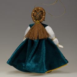 Ёлочная игрушка кукла Дама