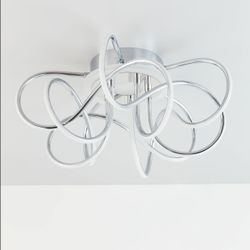 Citilux Джемини Смарт CL229A151E RGB Умная люстра Хром