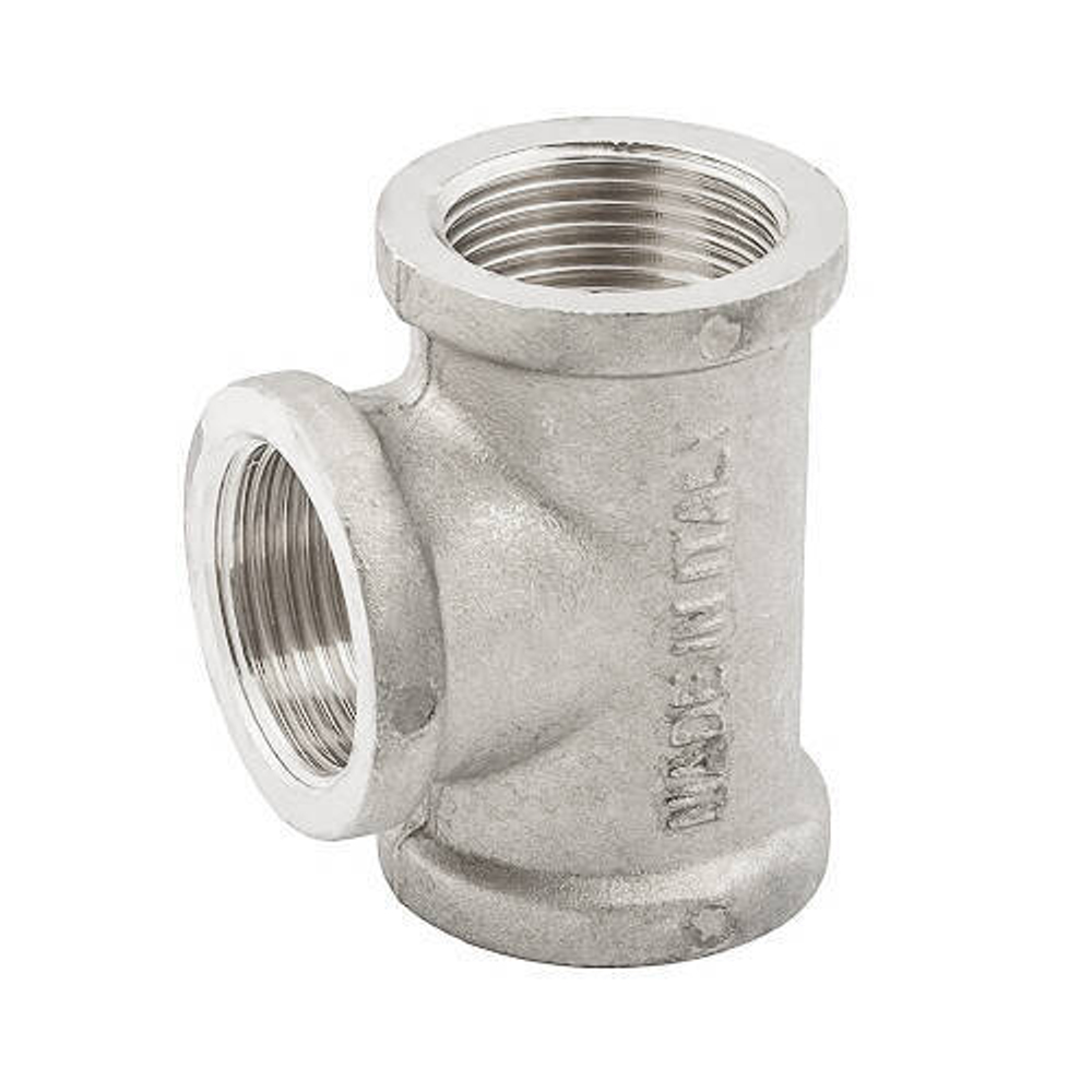 Тройник с внутренней резьбой ELSEN METALIT EBF07 - 1/2" (латунь с покрытием TIN)