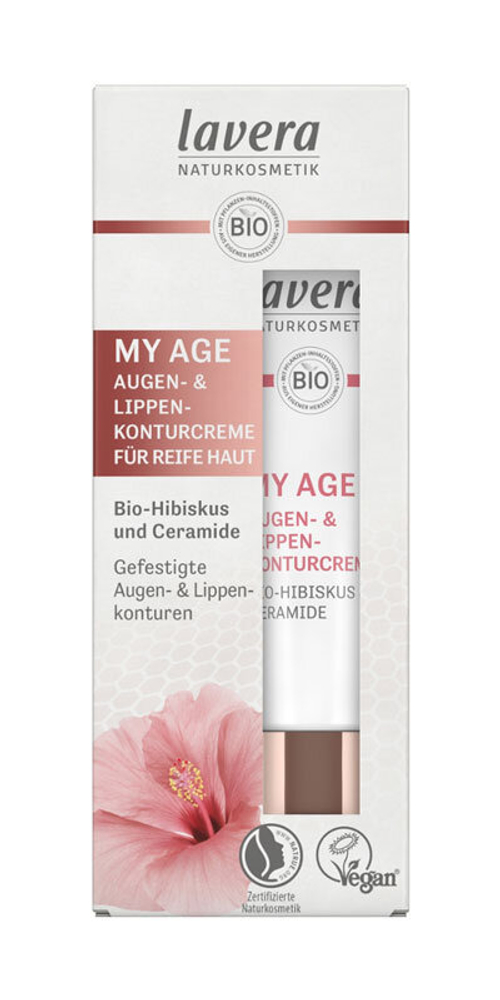 Крем для контурирования глаз и губ Lavera My Age, 15 мл