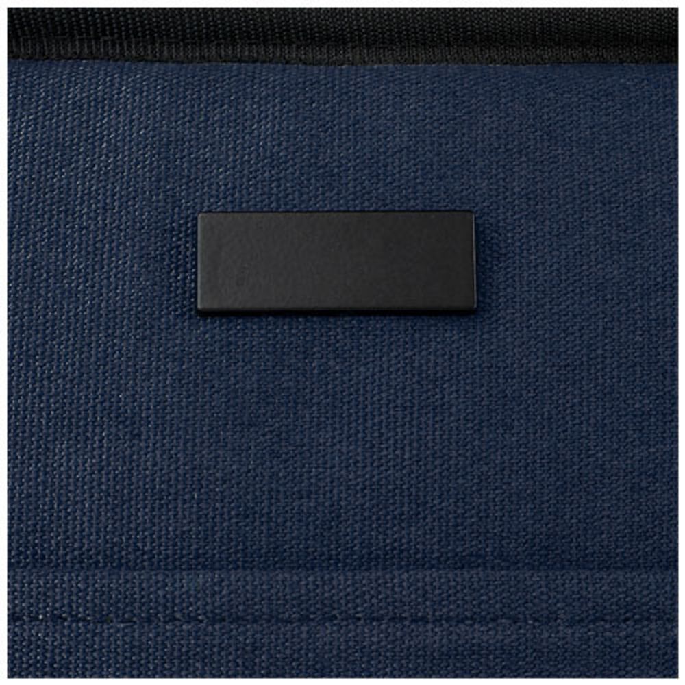 Пищевая сумка-холодильник Joey из брезента, переработанного по стандарту GRS, объемом 6 л на 9 банок